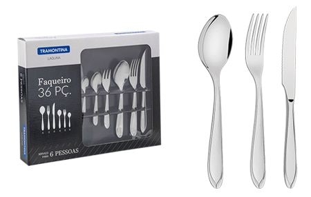 Faqueiro Tramontina Laguna Inox 66906133