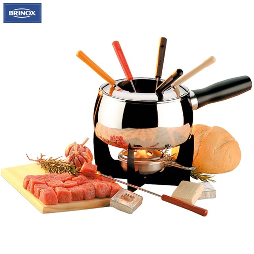 Aparelho de Fondue Brinox 11 peças cozinha