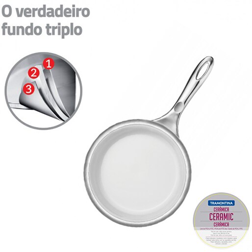 Conjunto Panelas Tramontina Fundo Triplo