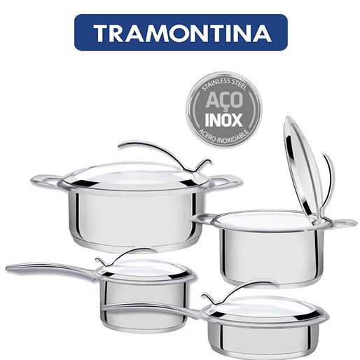 Jogo Panelas Tramontina Rotonda Ceramic