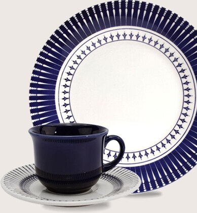 detalhe do Aparelho para Jantar e Chá Oxford Actual Biona