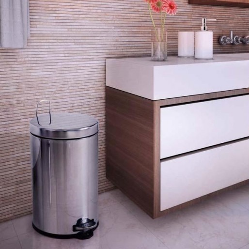 Lixeira Brinox em Aço Inox 