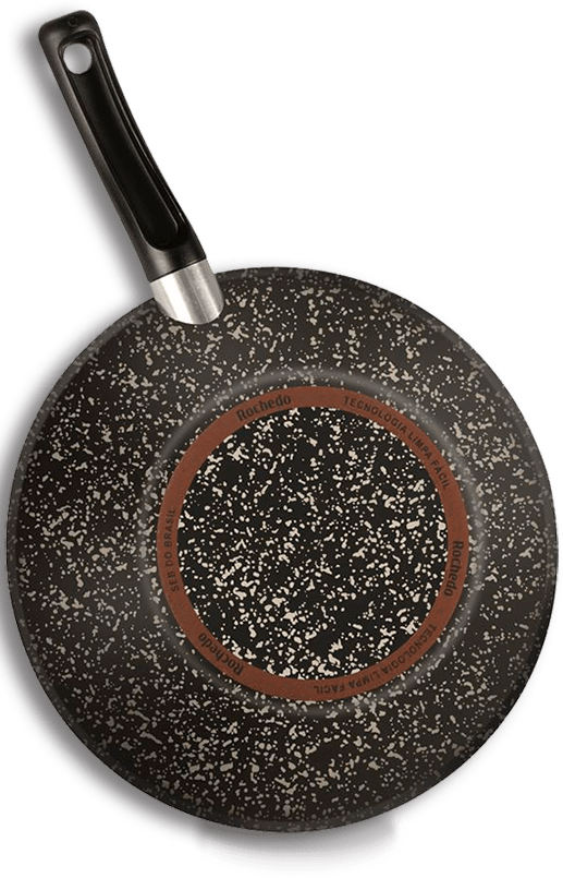 Panela Wok Rochedo antiaderente reforçado