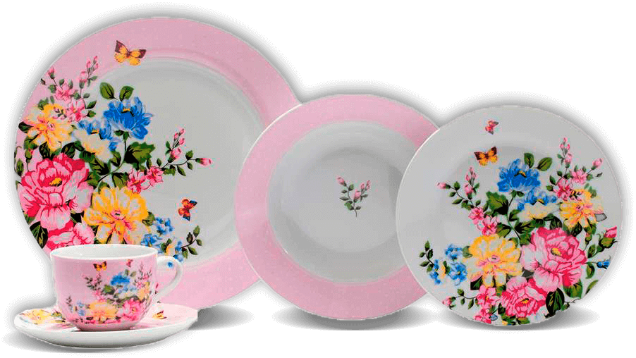 Aparelho Casa Ambiente Mirabel Porcelana