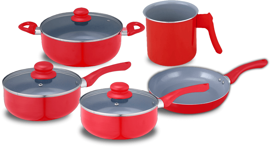 Conjunto de Panelas Sevilla Casa Ambiente 5 peças