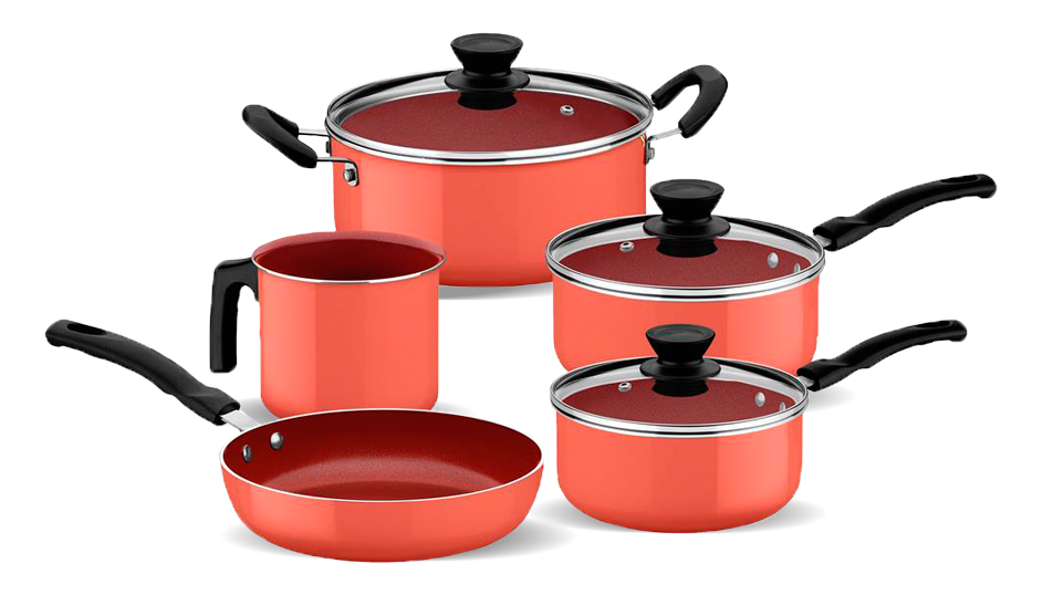 Conjunto de Panelas Tramontina Évora Coral