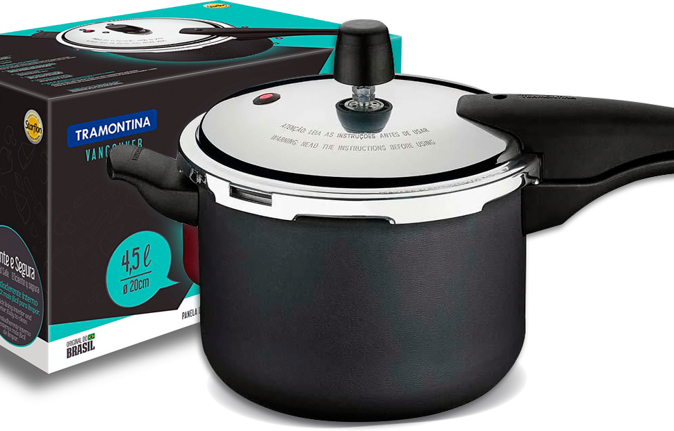 Panela de Pressão 4,5 L Tramontina Vancouver com Fechamento Externo