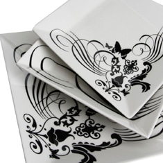 Aparelho de Jantar e Chá Oxford Order Quartier Tatoo