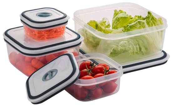Conjunto Potes Herméticos Electrolux 4 Peças cozinha marmita