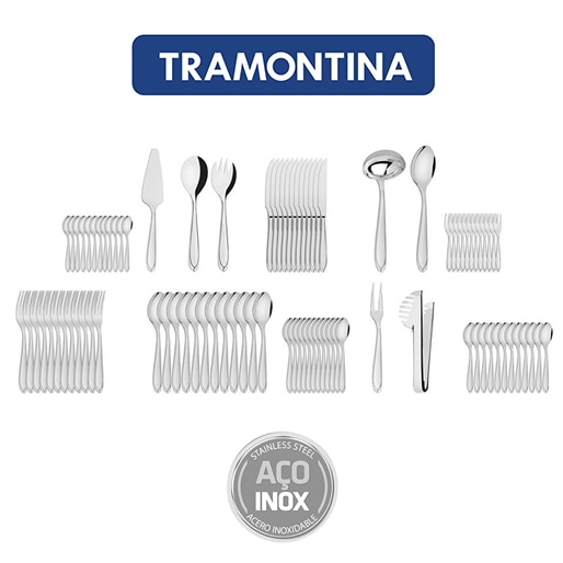 faqueiro tramontina laguna inox