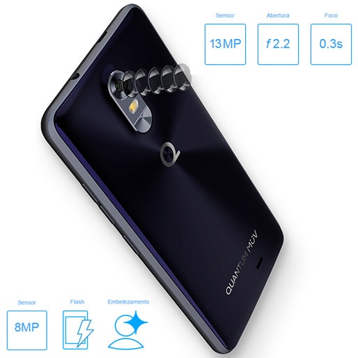Celular Quantum MÜV Câmera Foco Ultrarrápido