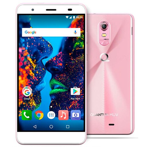 smartphone quantum müv pro cherry blossom 4g android