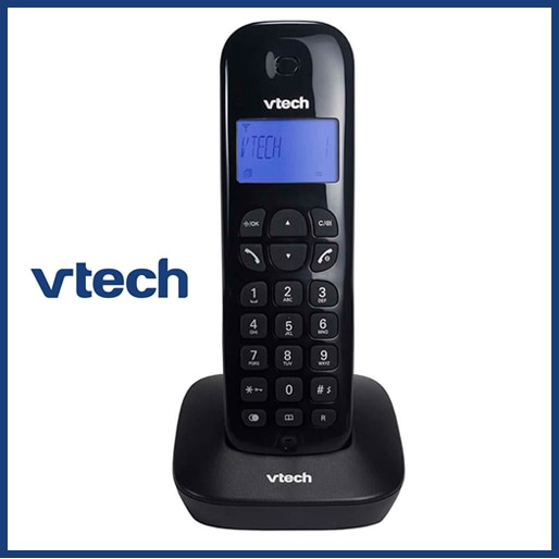 telefone digital vtech vt680 preto