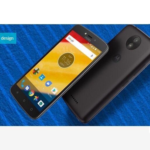 Smartphone Motorola Moto C Plus tela display 5 polegadas