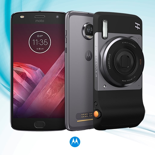 Celular Motorola Moto Z2 Play Câmera Edition Platinum