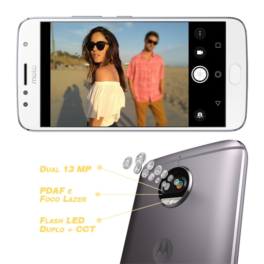 smartphone motorola moto g⁵ˢ plus azul topazio cameras