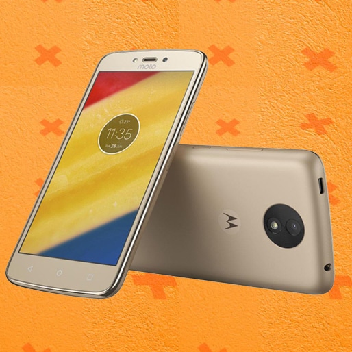 Smartphone Motorola Moto C Plus Câmeras Frontal Traseira