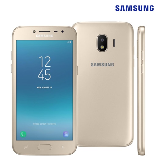 Smartphone Samsung Galaxy J2 Pro Dourado celular internet
