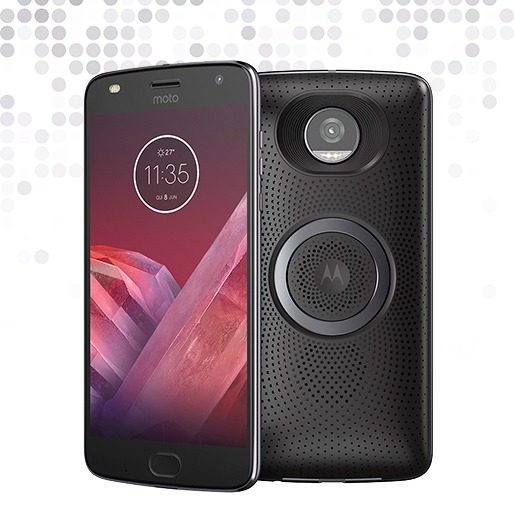 Resposta rápida e precisa Smartphone Moto Z2 Play Stereo Speaker Edition Platinum bateria 3000 mah