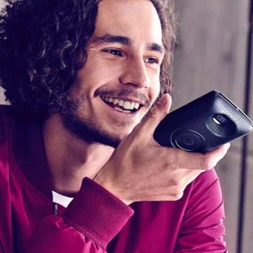 Som estéreo de alta qualidade celular moto z2 play acessório som estéreo