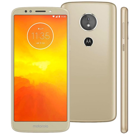Smartphone Motorola Moto E5 XT1944 Ouro – 32GB Celular Motorola Moto E5 XT1944 Ouro 32GB