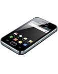 O celular desbloqueado Vivo Samsung Galaxy Ace S5830 Onix Black, deitado