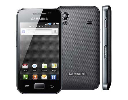 O celular desbloqueado Vivo Samsung Galaxy Ace S5830 Onix Black