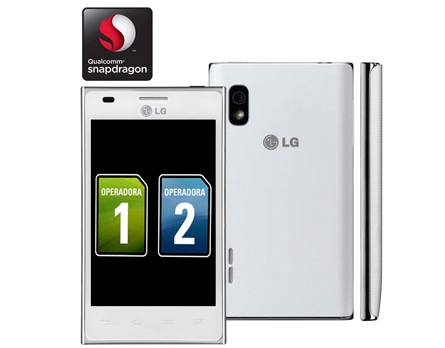 celular desbloqueado LG Optimus L5 Branco E615