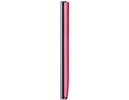 celular desbloqueado LG Optimus L5 Rosa de lado