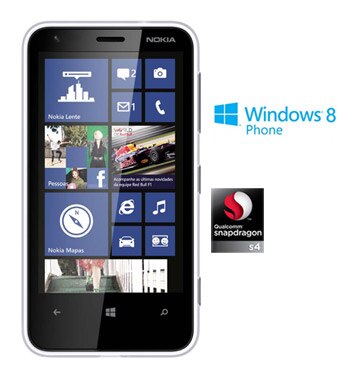 Nokia Lumia 620 Windows Phone 8 processador dual core