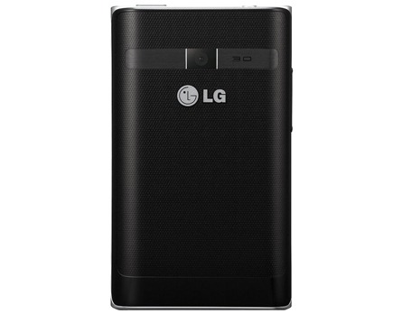 celular desbloqueado LG Optimus L3 E400 Preto câmera