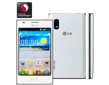 celular desbloqueado LG Optimus L5 Branco VIVO