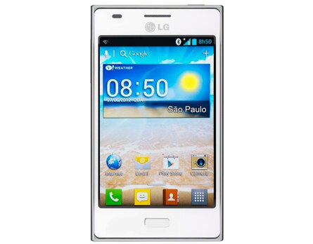 celular desbloqueado LG Optimus L5 Branco VIVO tela