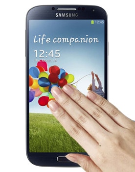 Sensores Galaxy S4 Air Gesture