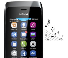 MP3 rádio fm nokia asha 310