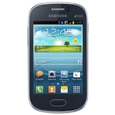 celular desbloqueado Samsung Galaxy Fame Duos Preto de frente