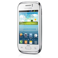 celular desbloqueado Samsung Galaxy Young Duos TV GT S6313T em pé