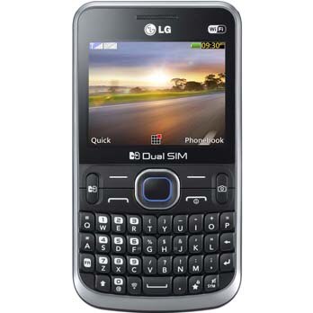 celular desbloqueado LG C397 Preto de frente