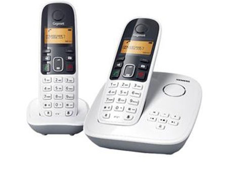 telefone sem fio Gigaset Siemens A495 Branco
