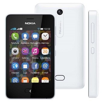 celular desbloqueado Nokia Asha 501 Branco TIM