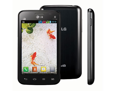 celular desbloqueado LG Optimus L4 II Tri Preto
