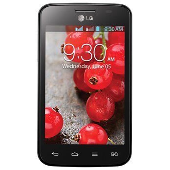Tela do celular desbloqueado LG Optimus L4 II Dual E467 Preto TIM