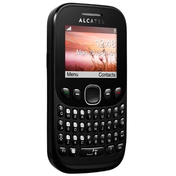 celular desbloqueado Alcatel OT 3000 Preto detalhe