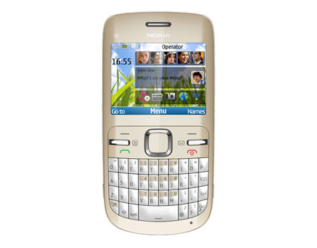 Smartphone Nokia C3 dourado - Um celular moderno e sofisticado
