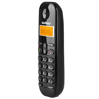 A praticidade da tecnologia sem fio telefone sem fio Intelbras TS 3110 Preto sem fio