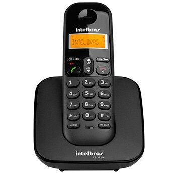 telefone sem fio Intelbras TS 3110 Preto