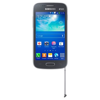 O celular desbloqueado Samsung Galaxy S II Duos TV Prata TIM de frente