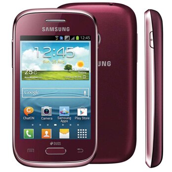 celular desbloqueado Samsung Galaxy Young Plus TV GT S6293T Vermelho