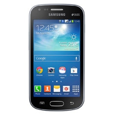 celular desbloqueado Samsung Galaxy S Duos 2 Preto de frente