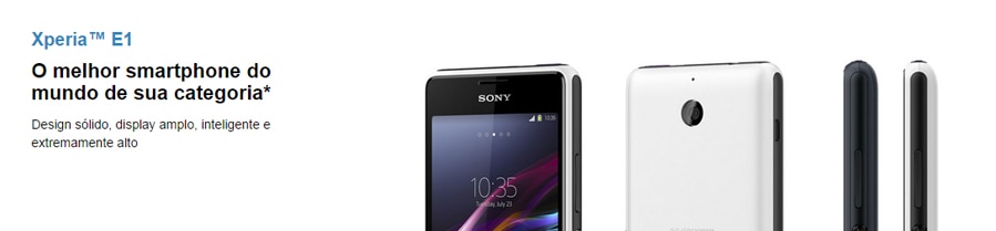 Celular Sony Xperia E1 Dual Chip